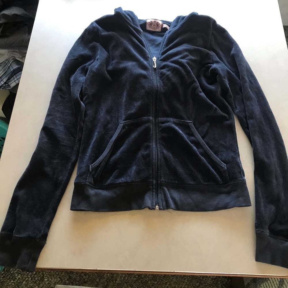 Juicy Couture Velour tracksuit Jacket Size Small